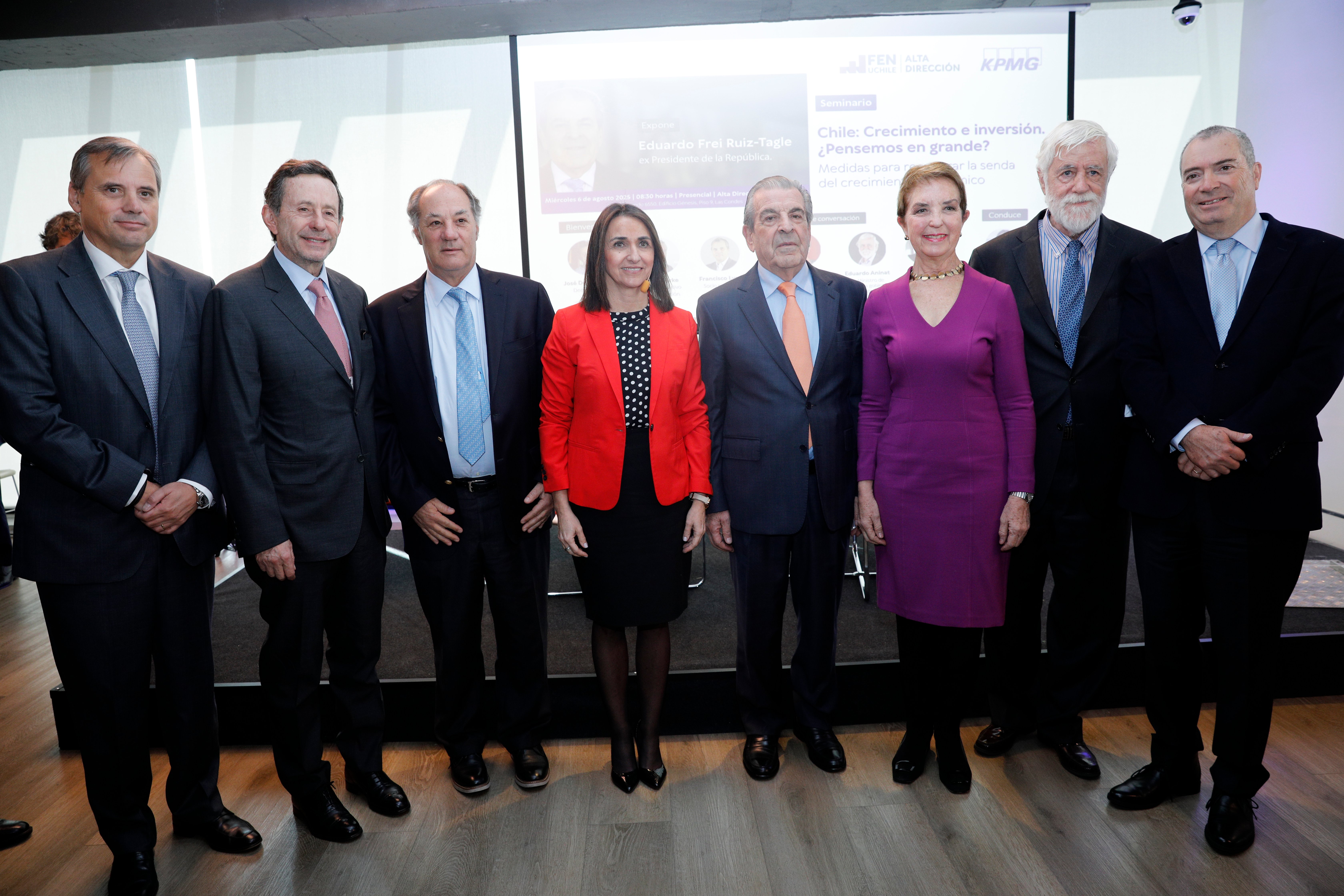 Ex presidente Frei participó en seminario organizado por Alta Dirección FEN y KPMG&nbsp; que abre el debate sobre inversión y reactivación