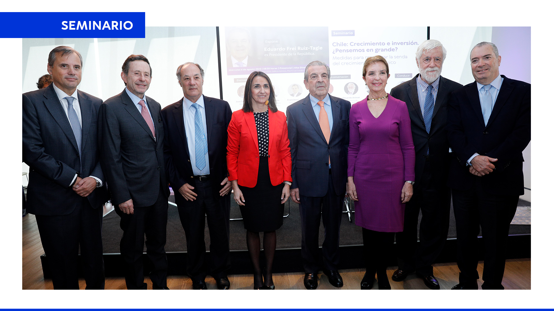 Ex presidente Frei participó en seminario organizado por Alta Dirección FEN y KPMG&nbsp;&nbsp;que abre el debate sobre inversión y reactivación